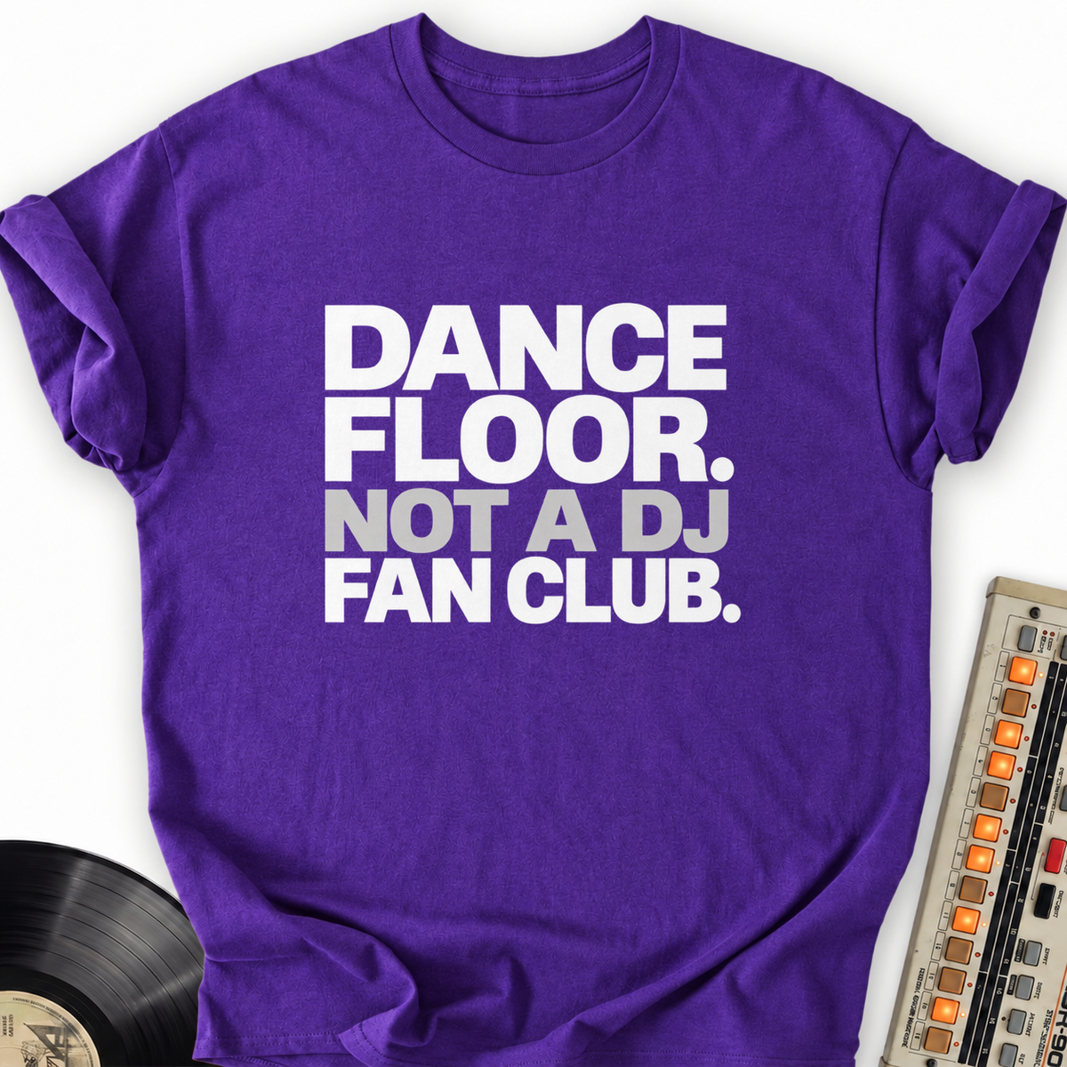 dance floor not a dj fan club purple