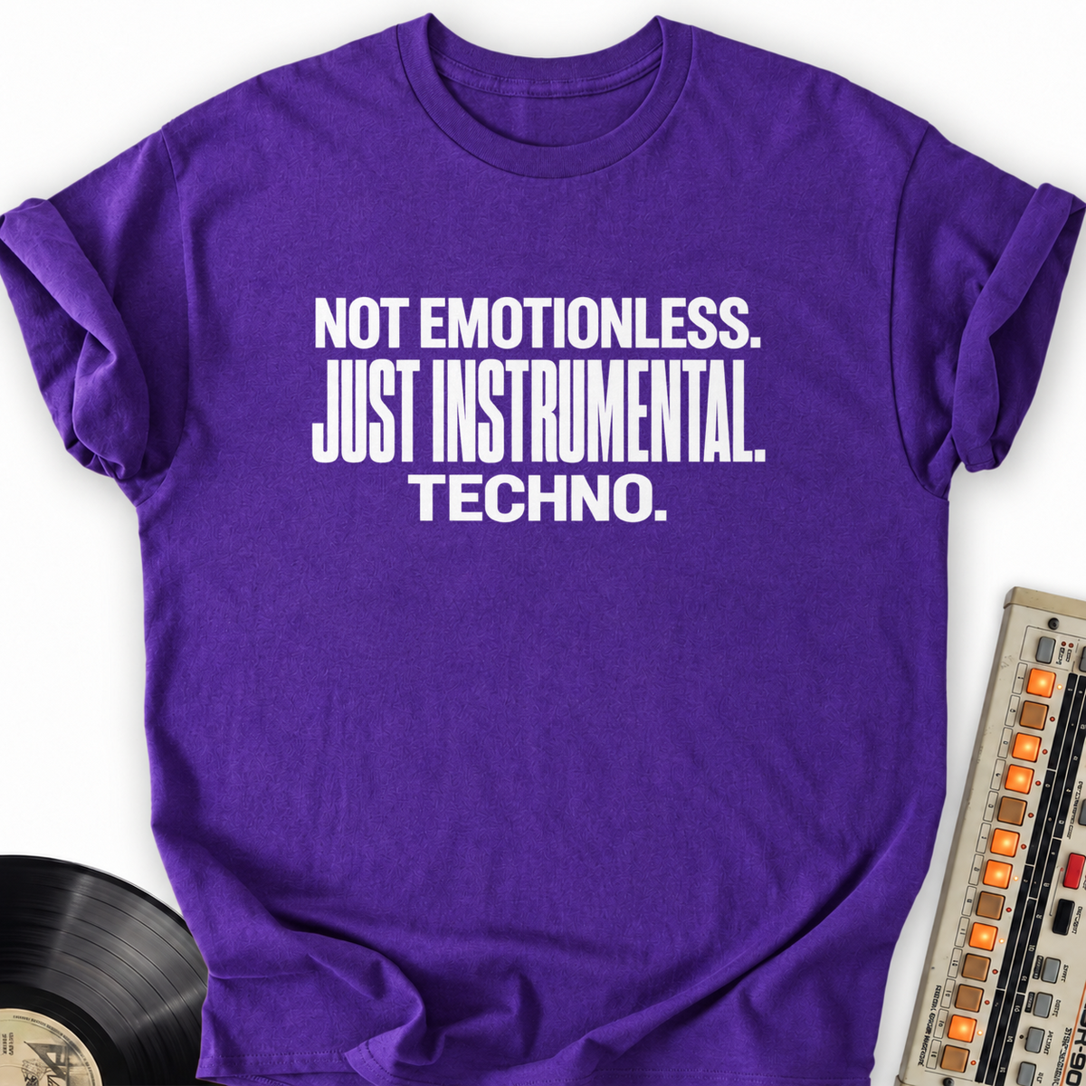 not emotionless just instrumental techno purple