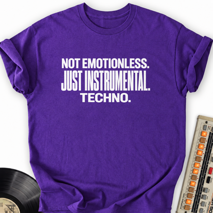 not emotionless just instrumental techno purple