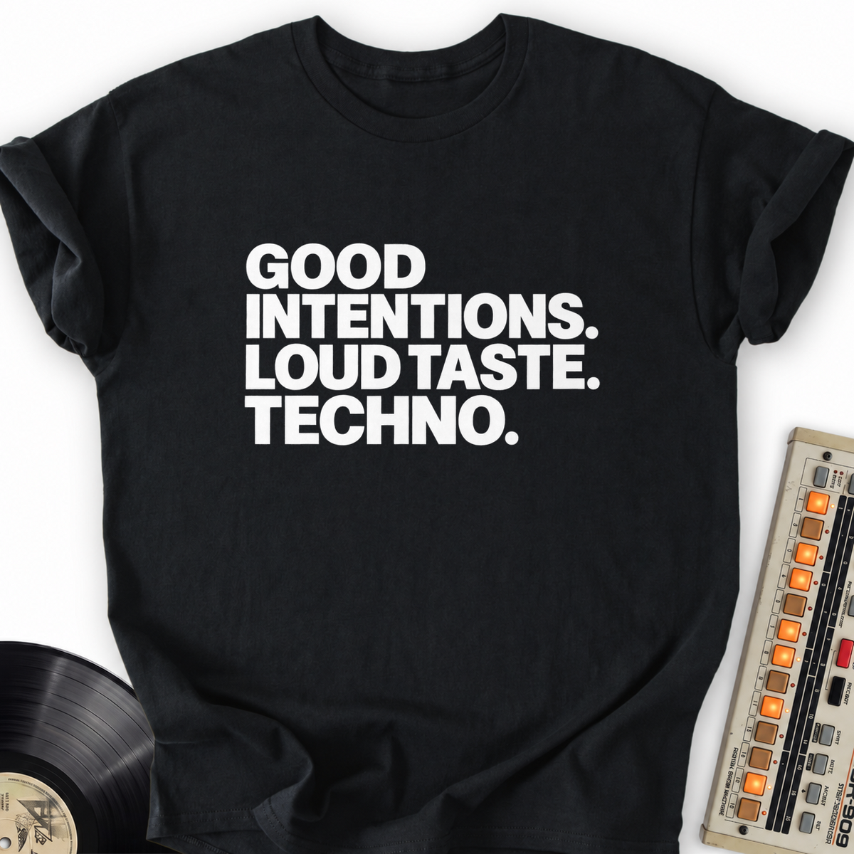 good intentions loud taste techno black