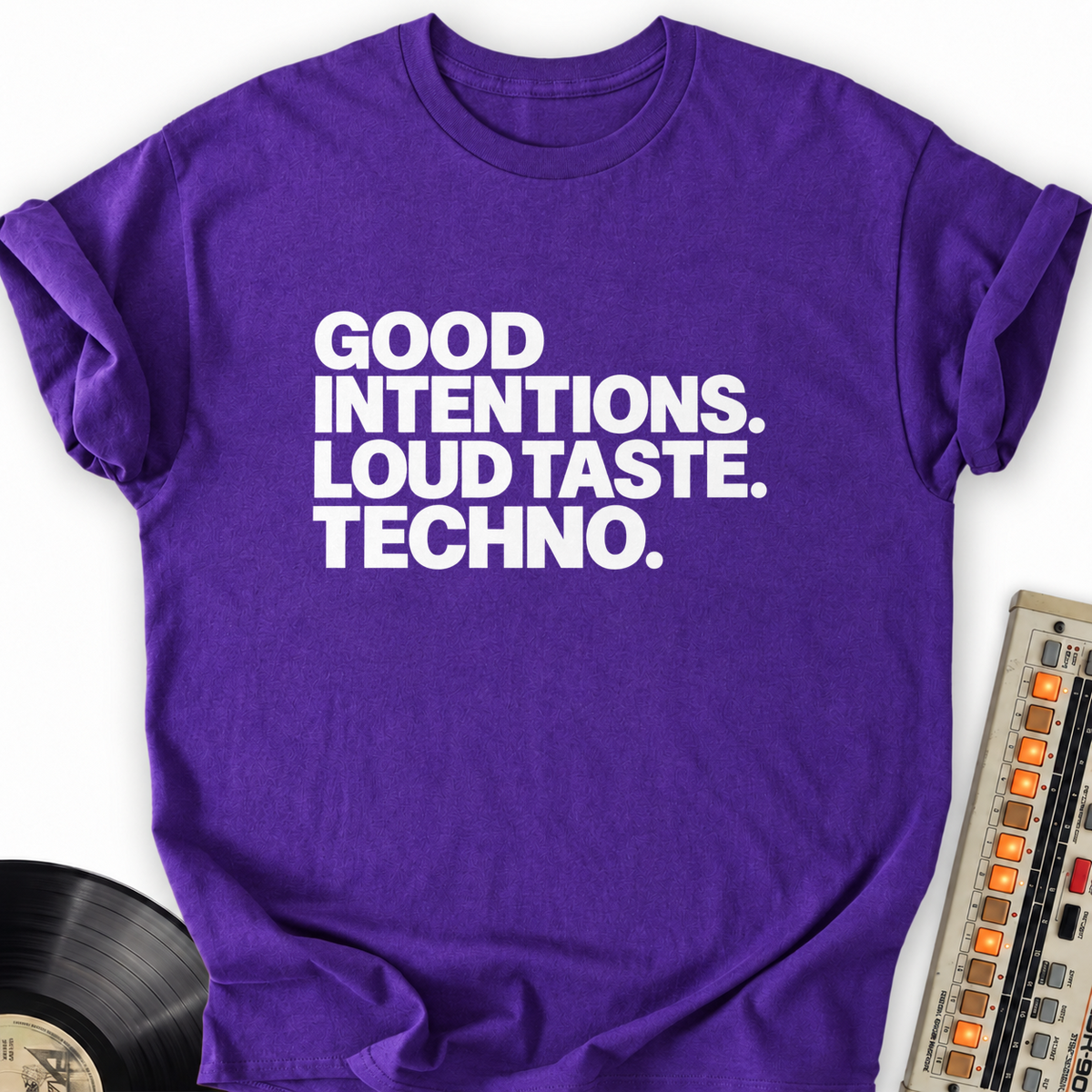 good intentions loud taste techno purple