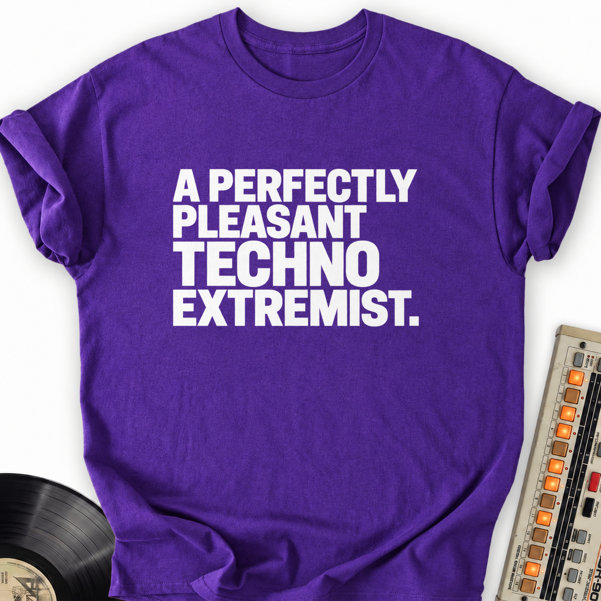 a perfectly pleasant techno extremist purple