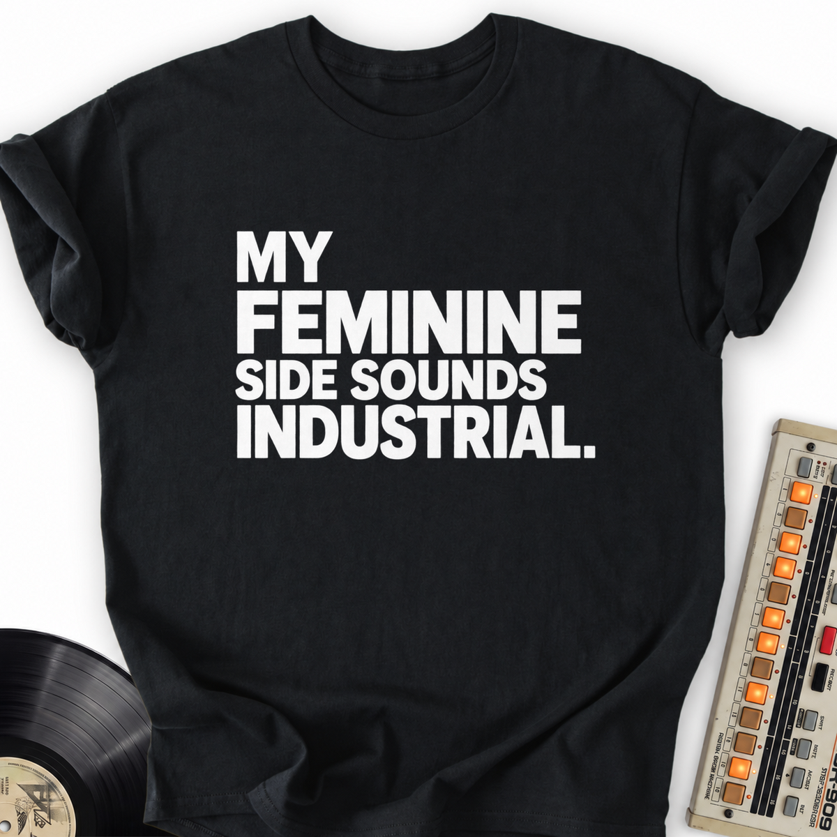 my feminine side sounds industrial black