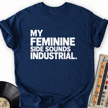 my feminine side sounds industrial navy