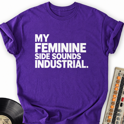 my feminine side sounds industrial purple