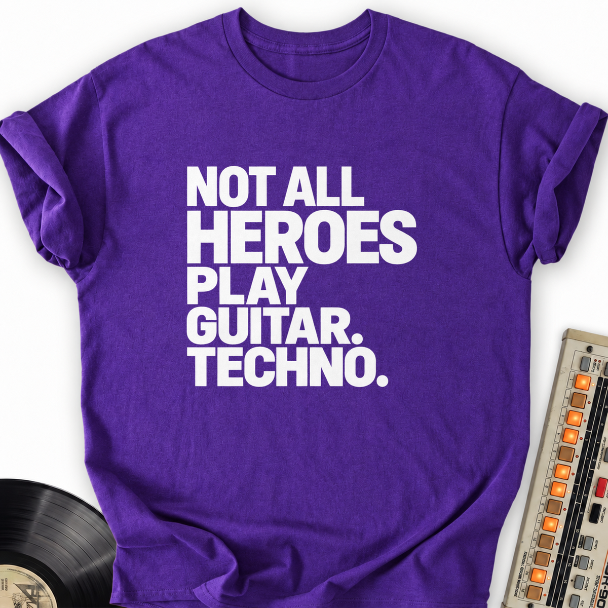 not all heroes play guitar techno purple