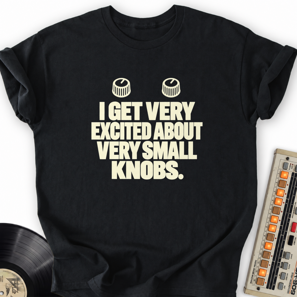 i get very excited about very small knobs black