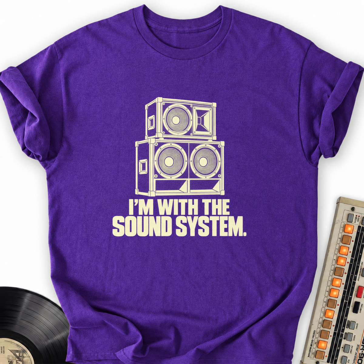 im with the sound system purple