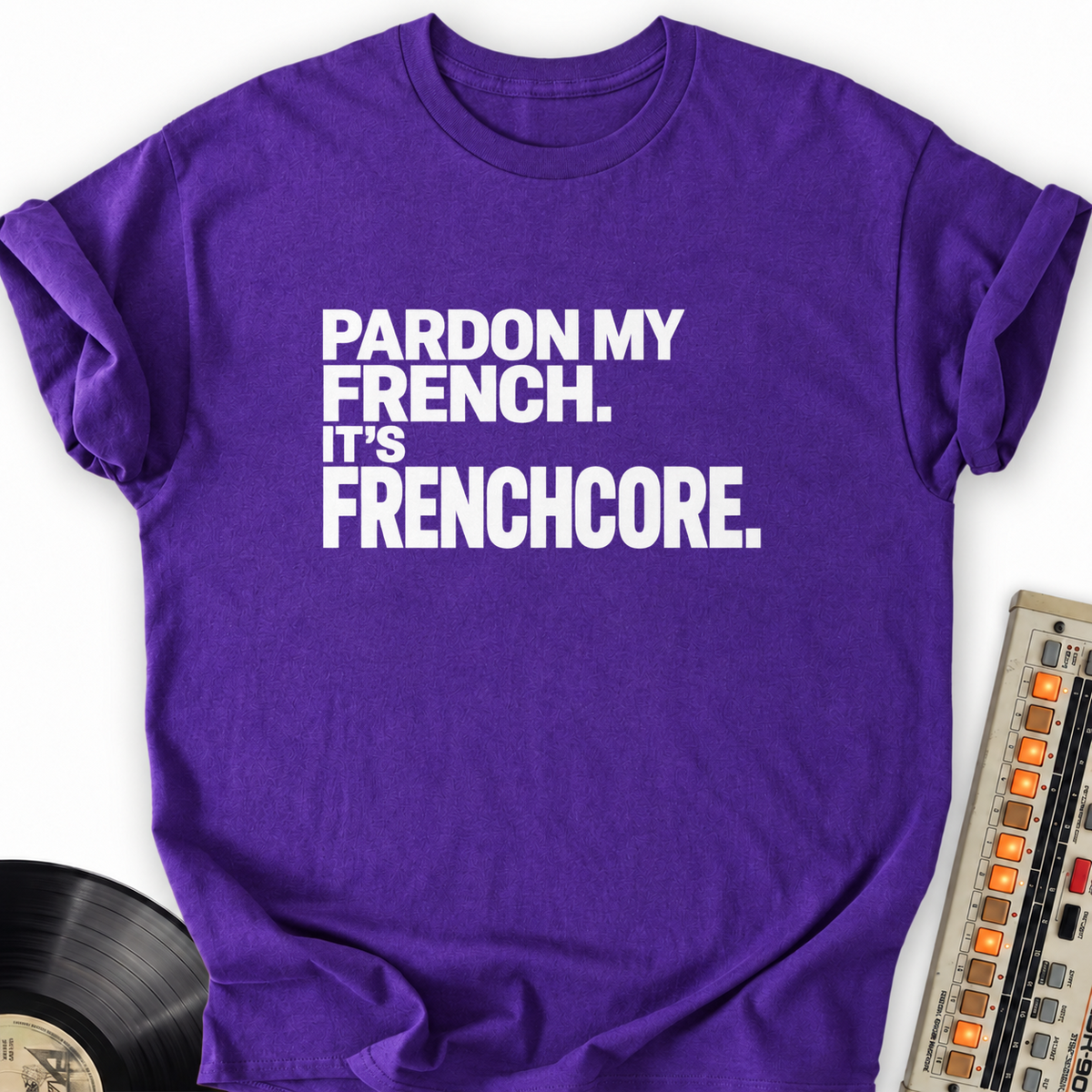 pardon my french its frenchcore purple