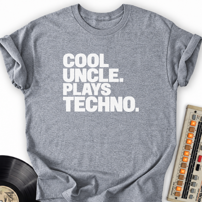 cool uncle plays techno gray