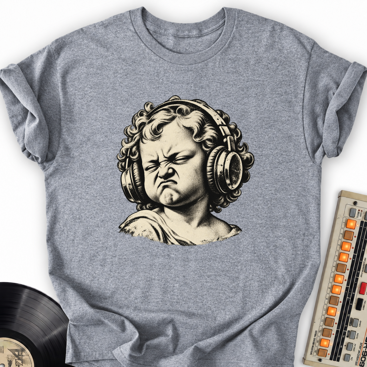 cherub bass face gray