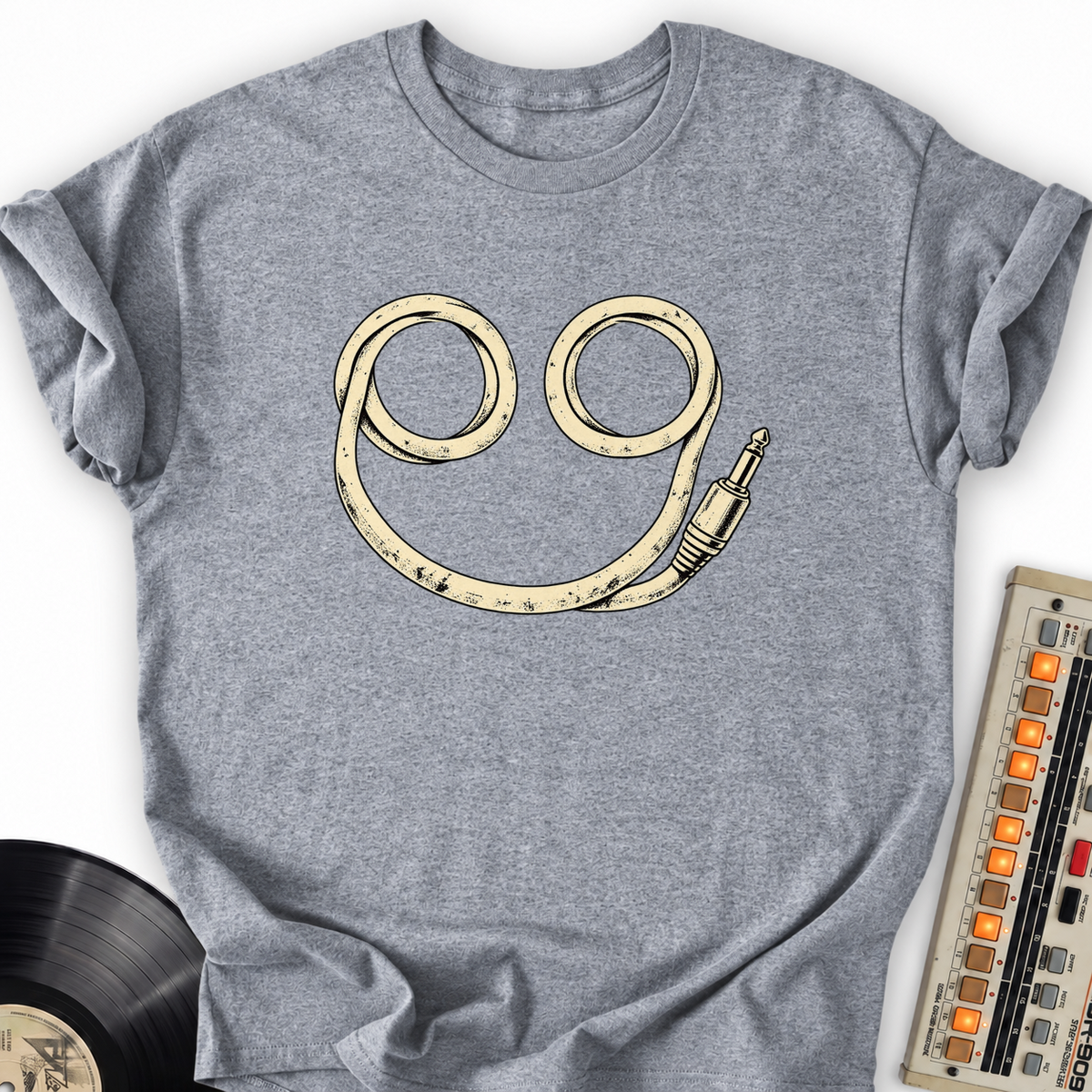 audio cable smile gray