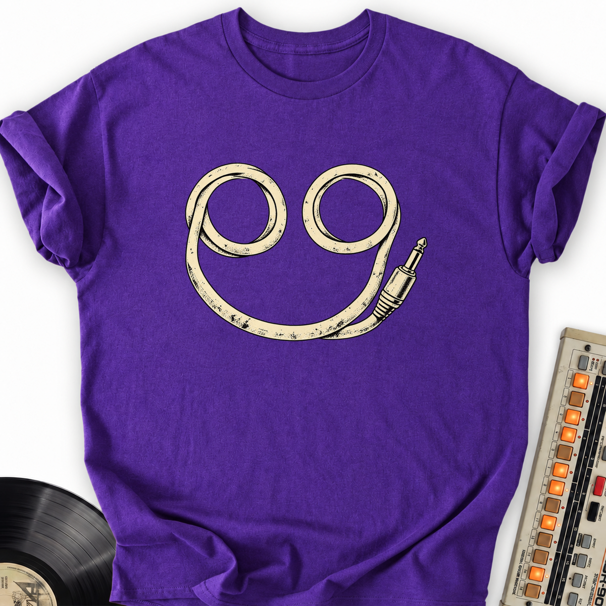 audio cable smile purple