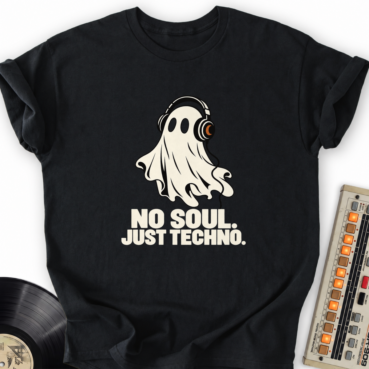 no soul just techno black