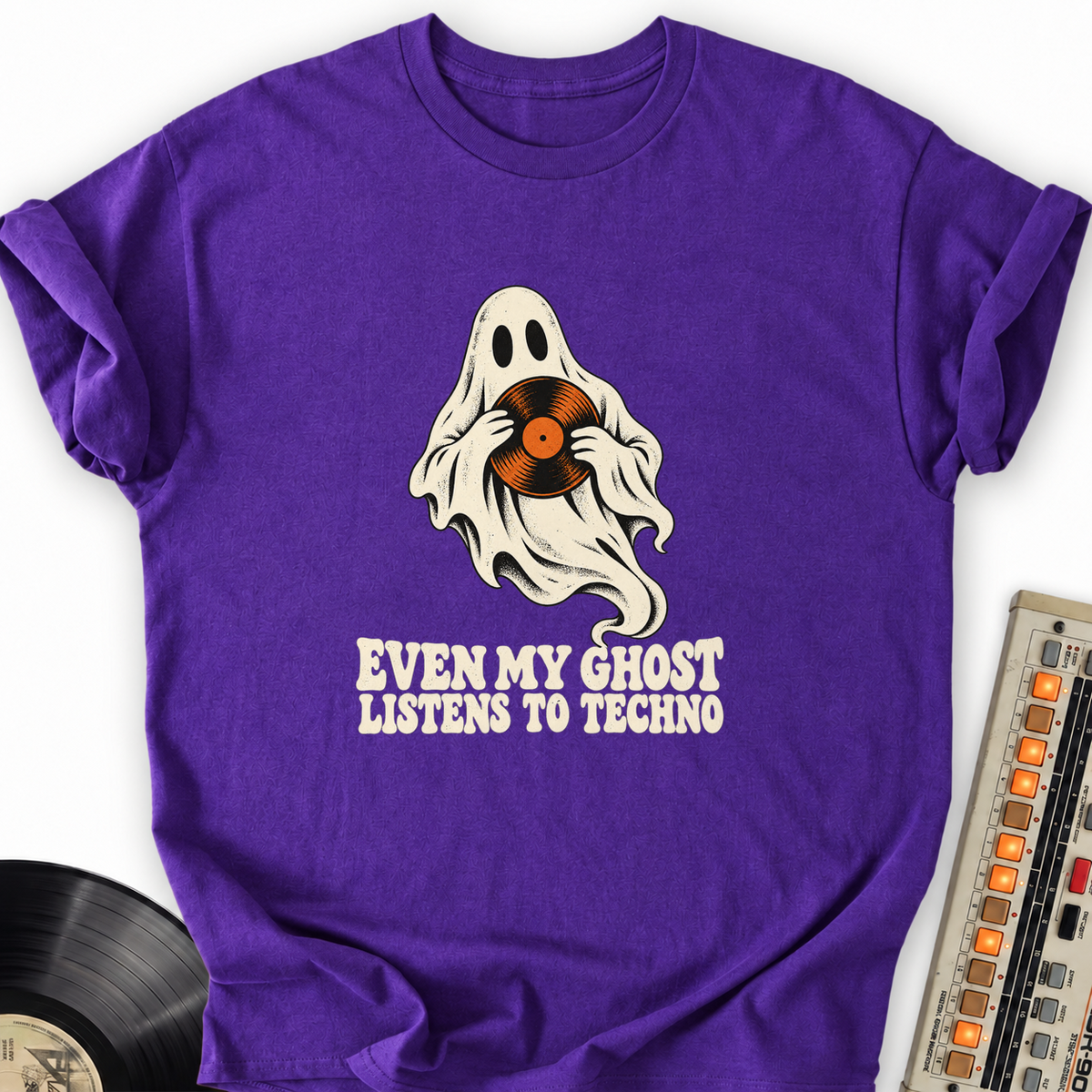 even my ghost listens to techno purple