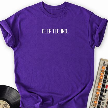 Deep Techno T-shirt – Purple flat lay