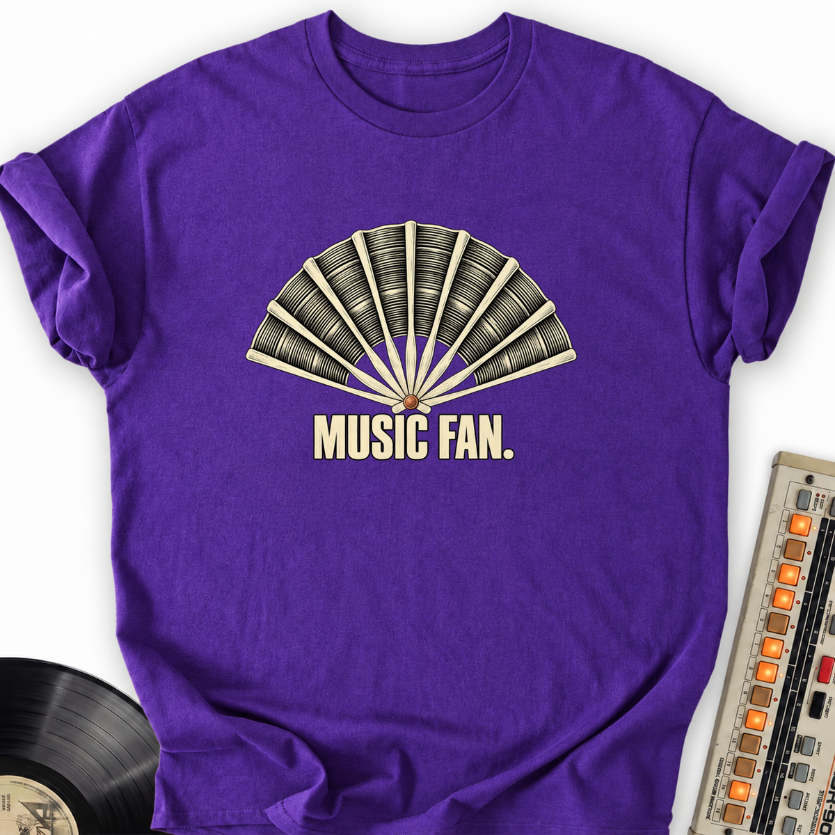 music fan purple