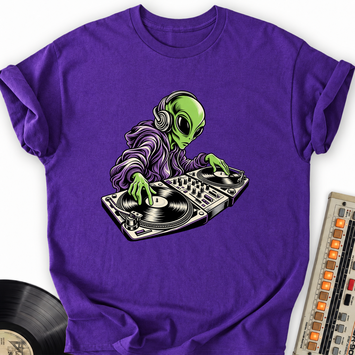 alien dj purple