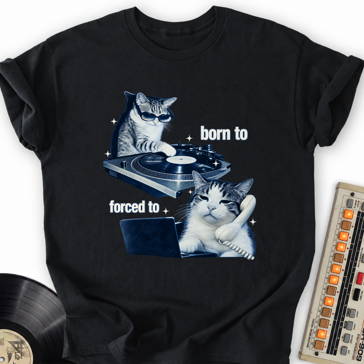born to forced to cats black