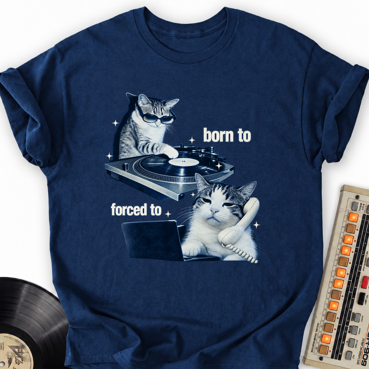 born to forced to cats navy