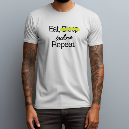 Eat Sleep Techno Repeat T-shirt