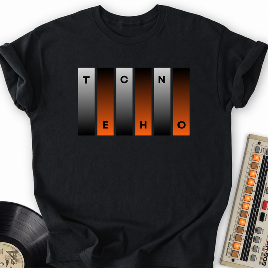 TCN EHO T-Shirt – Black flat lay